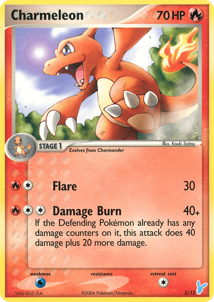 Charmeleon Pokémon card