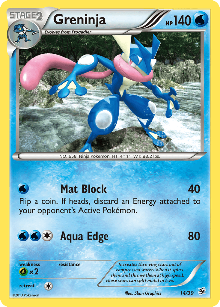 Greninja from Kalos Starter Set
