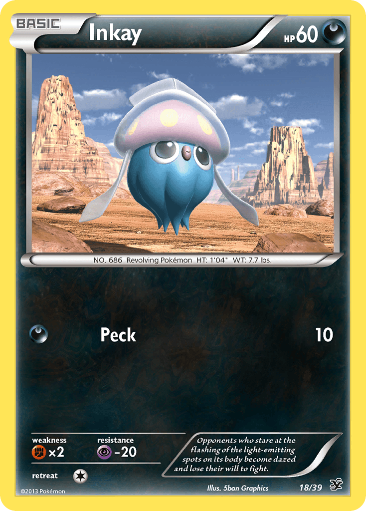 Inkay Pokémon card
