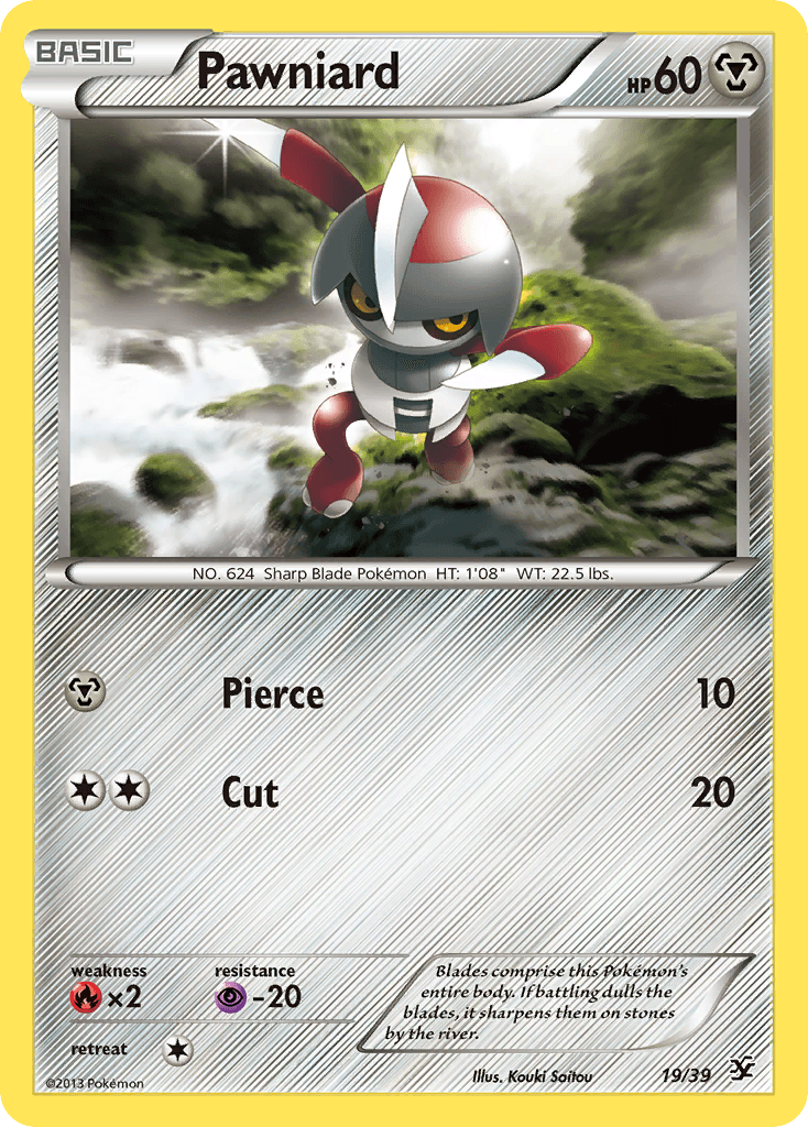 Pawniard Pokémon card