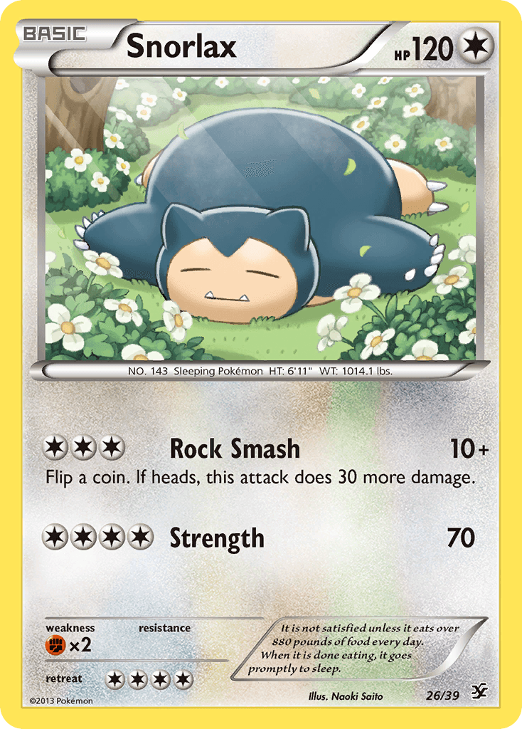 Snorlax from Kalos Starter Set