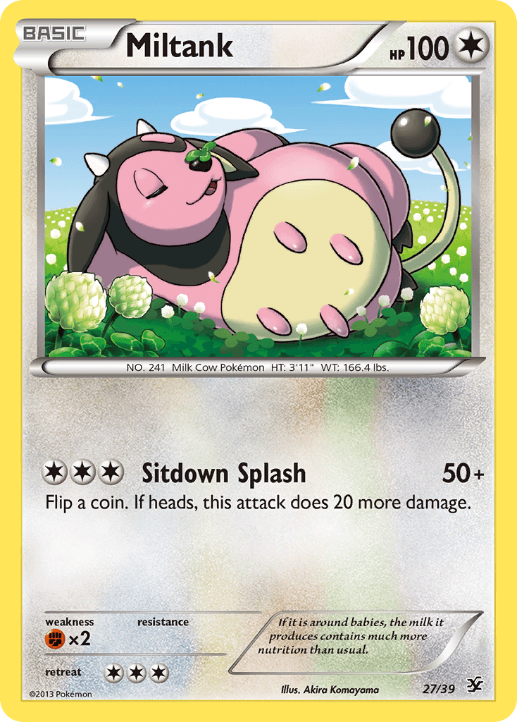 Miltank Pokémon card