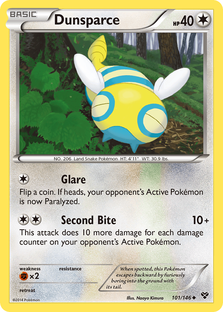 Dunsparce Pokémon card