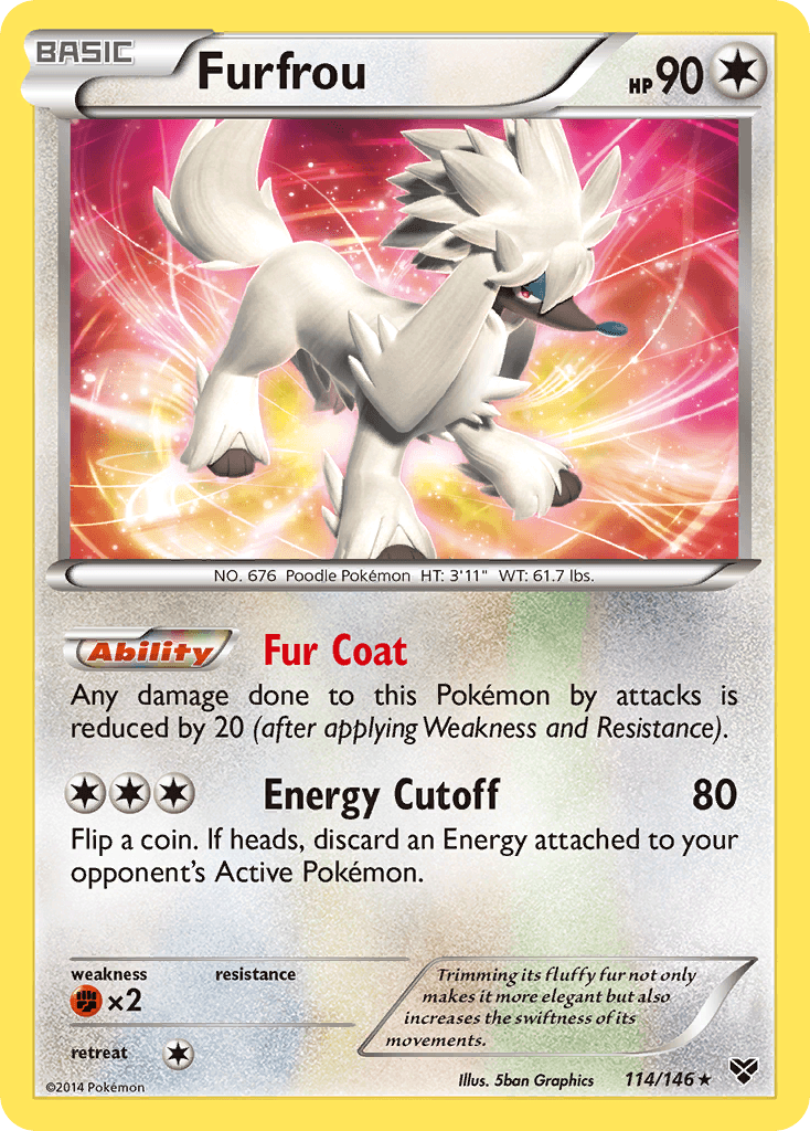 Furfrou Pokémon card
