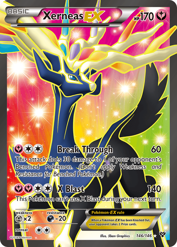 Xerneas-EX Pokémon card