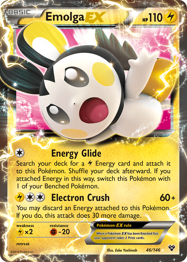 Emolga-EX Pokémon card