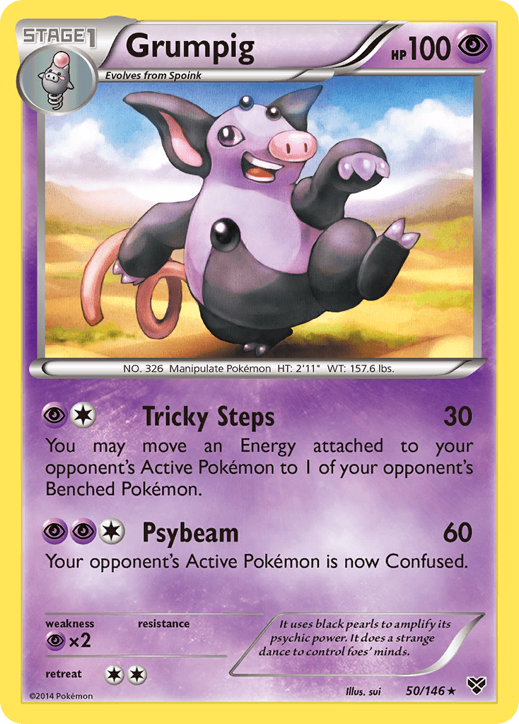 Grumpig Pokémon card