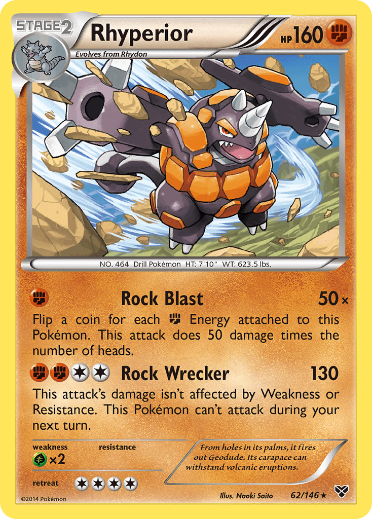 Rhyperior Pokémon card