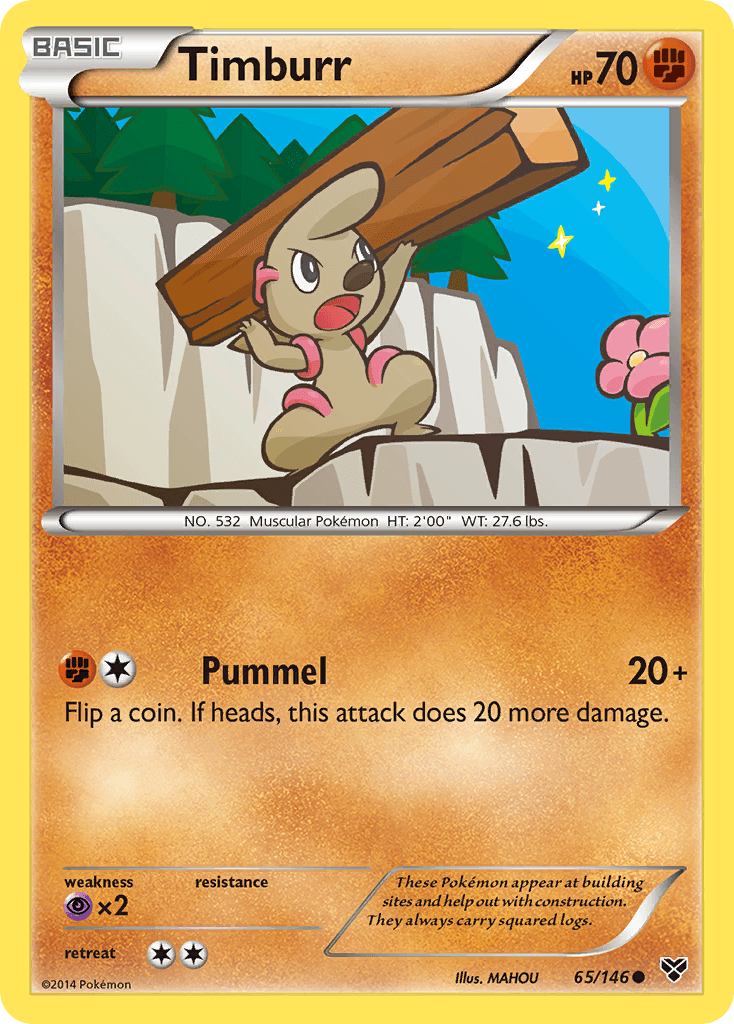 Timburr Pokémon card