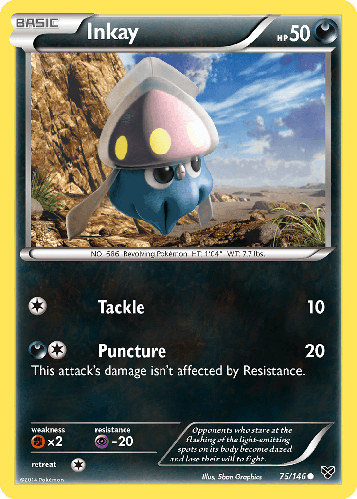 Inkay Pokémon card