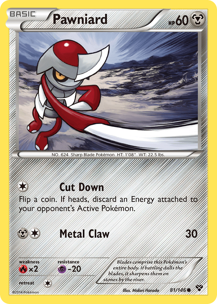 Pawniard Pokémon card