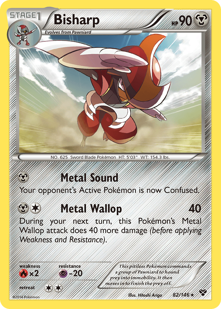 Bisharp Pokémon card