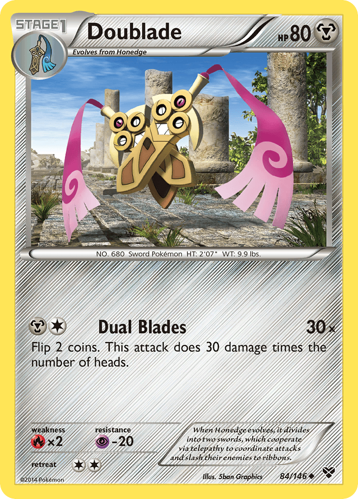 Doublade Pokémon card