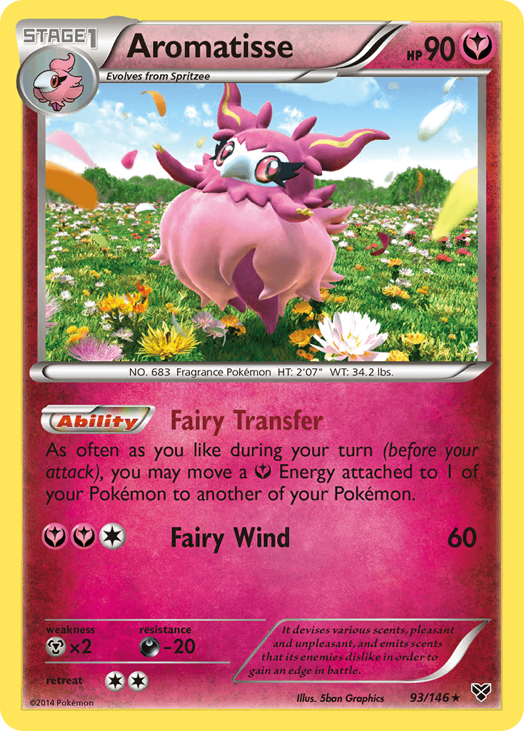 Aromatisse Pokémon card