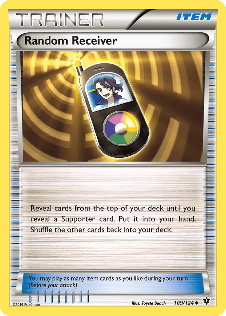Random Receiver Pokémon card