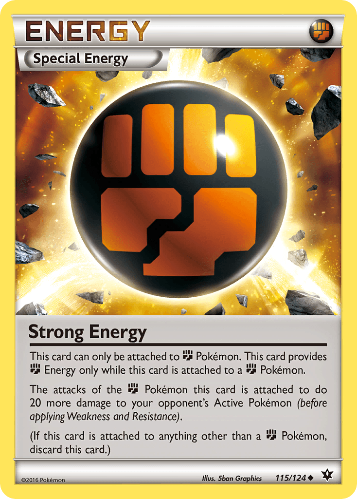 Strong Energy Pokémon card