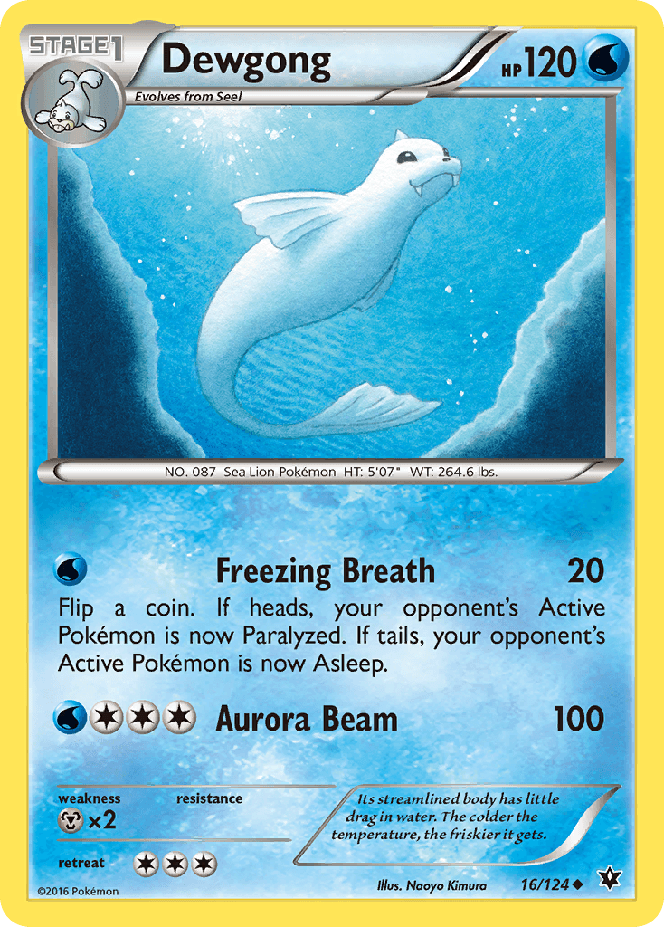 Dewgong Pokémon card