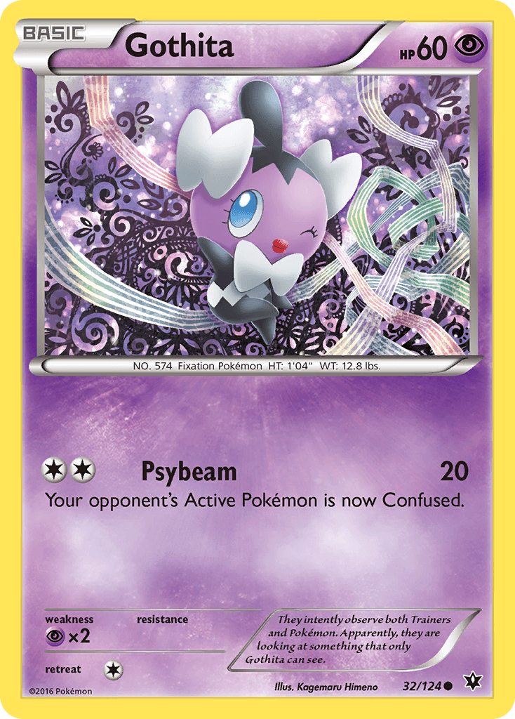 Gothita Pokémon card