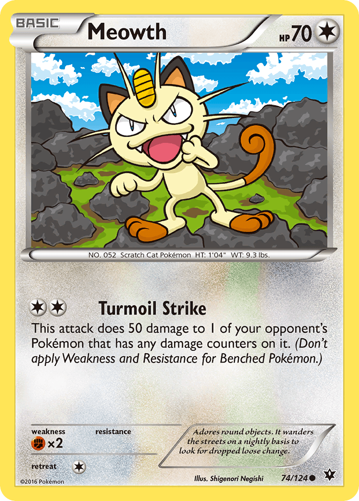 Meowth Pokémon card
