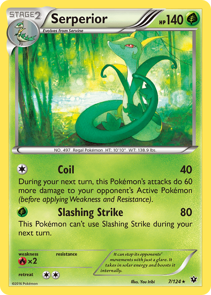 Serperior Pokémon card