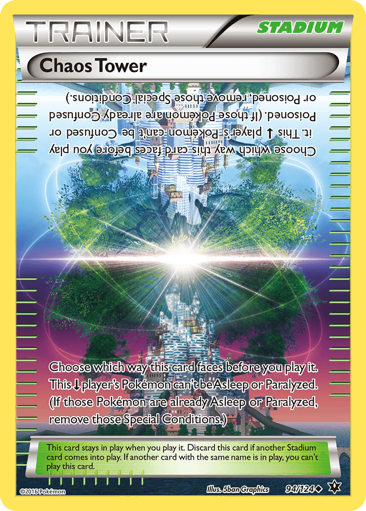 Chaos Tower Pokémon card