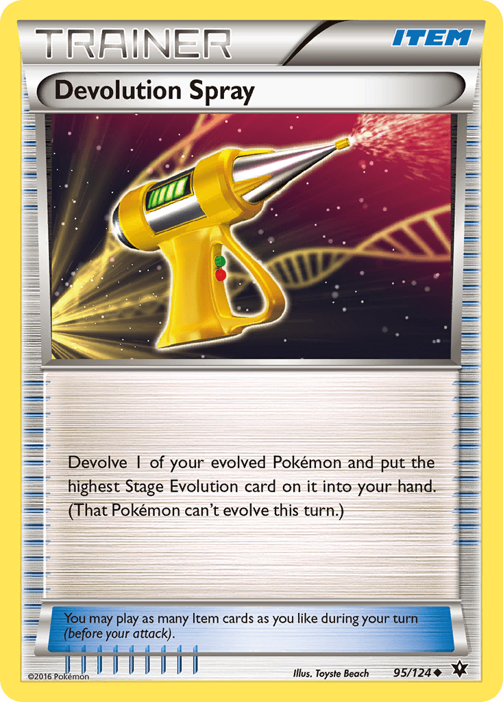 Devolution Spray Pokémon card