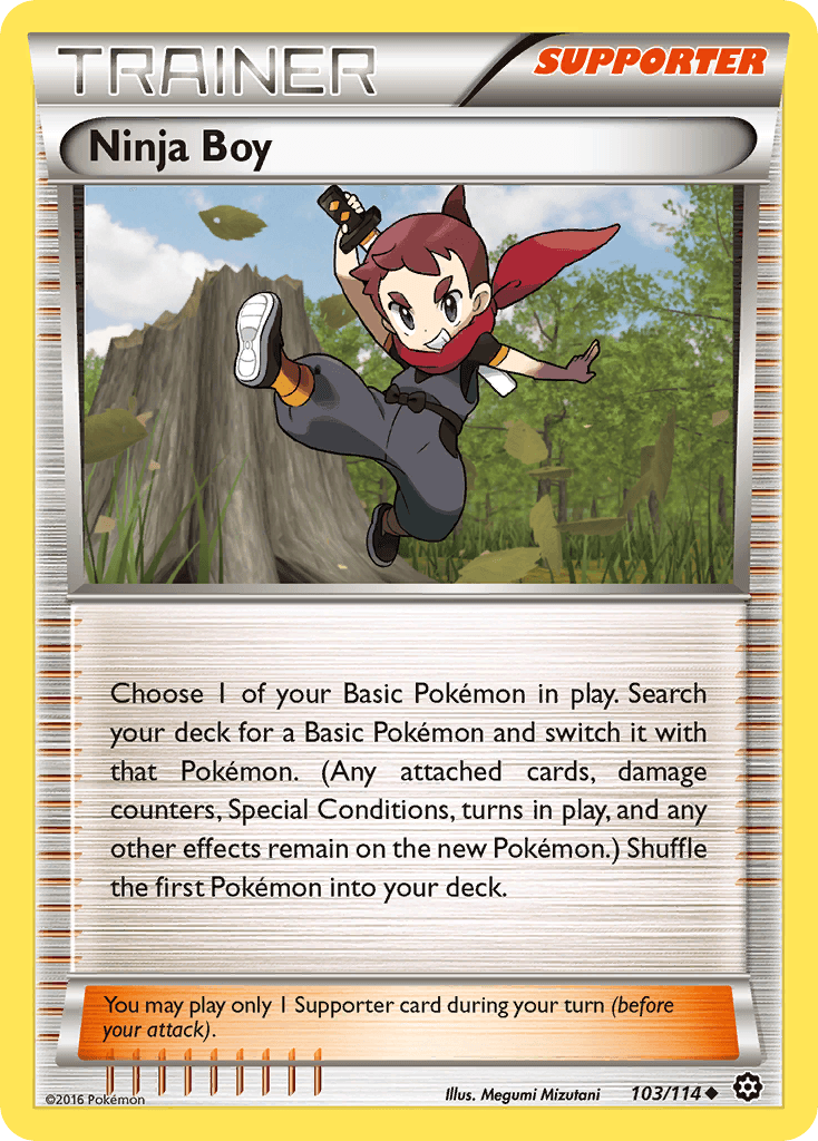Ninja Boy Pokémon card