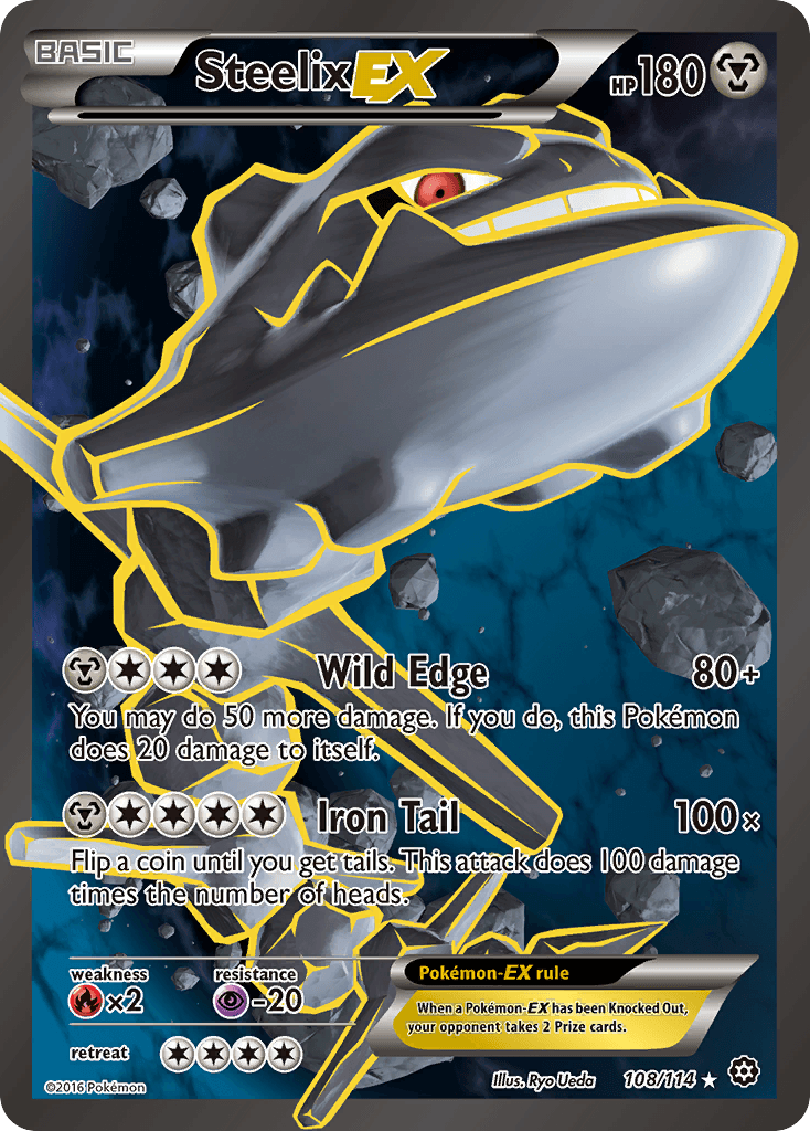 Steelix-EX Pokémon card