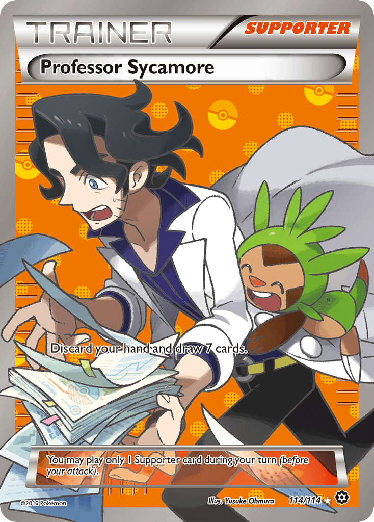 Professor Sycamore Pokémon card
