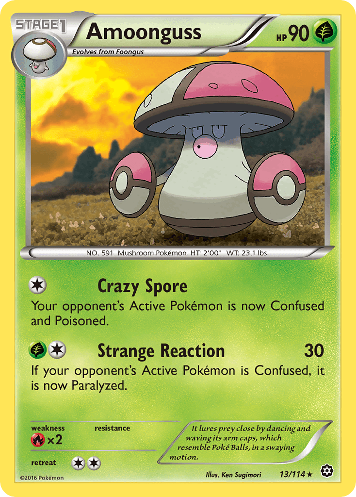 Amoonguss Pokémon card