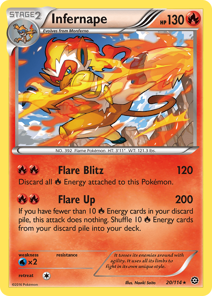 Infernape Pokémon card