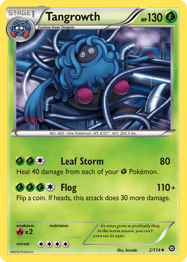Tangrowth Pokémon card