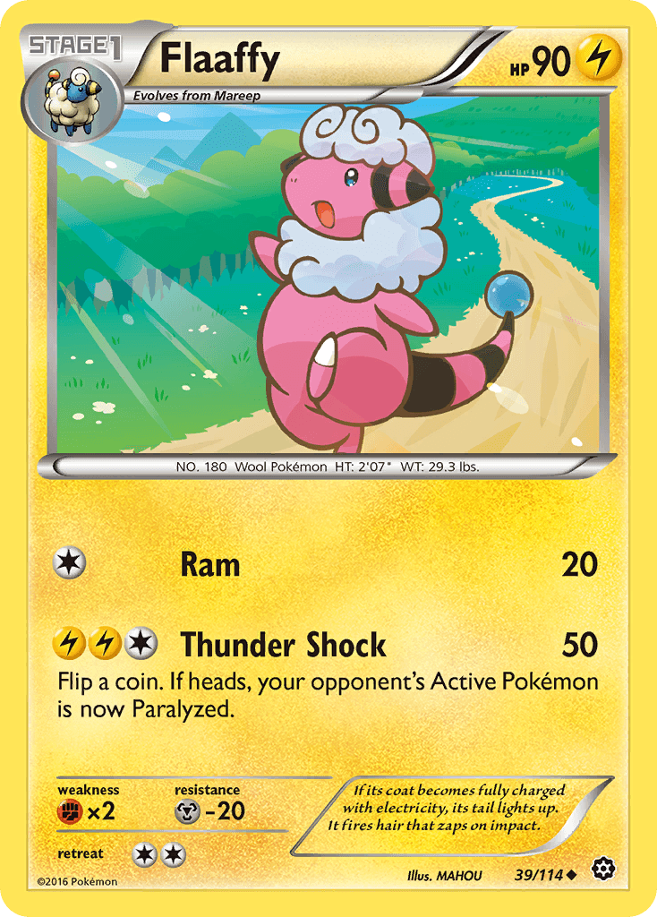 Flaaffy Pokémon card