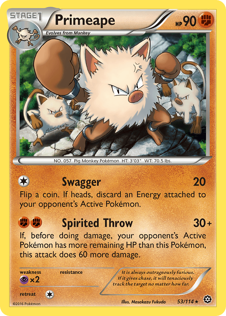 Primeape Pokémon card