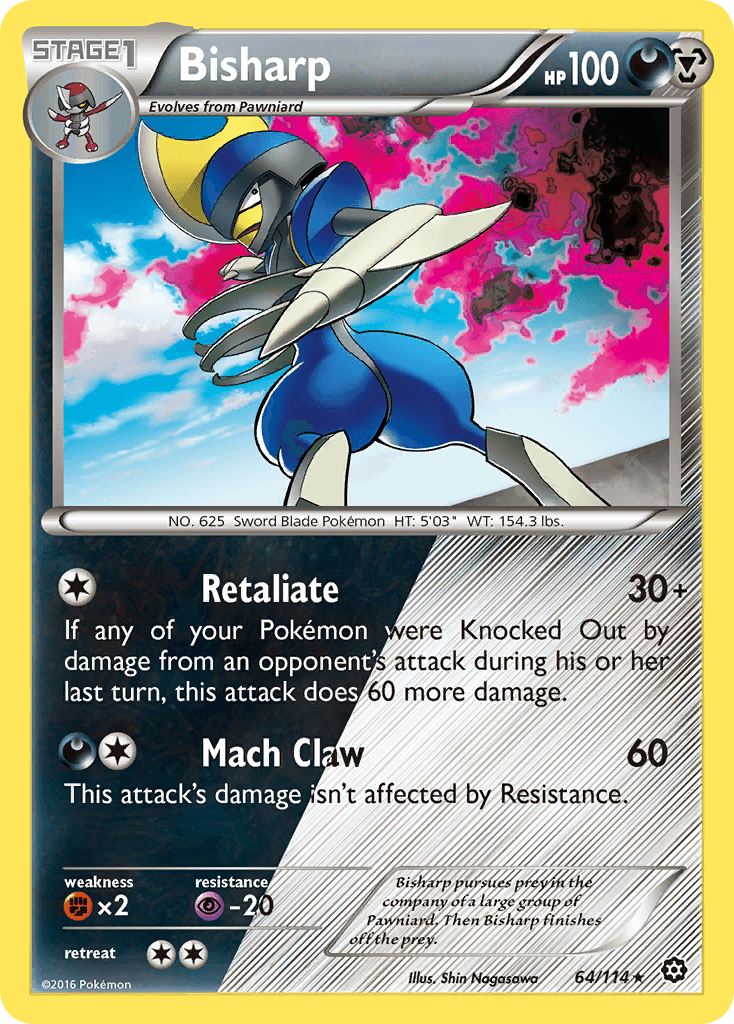 Bisharp Pokémon card