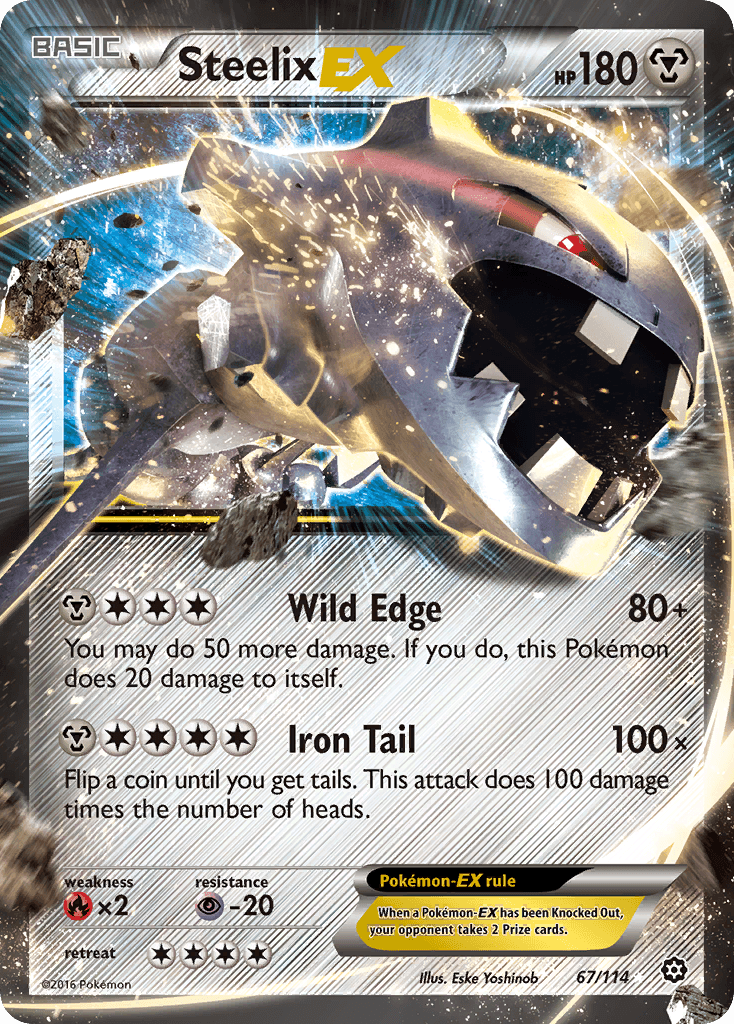 Steelix-EX Pokémon card