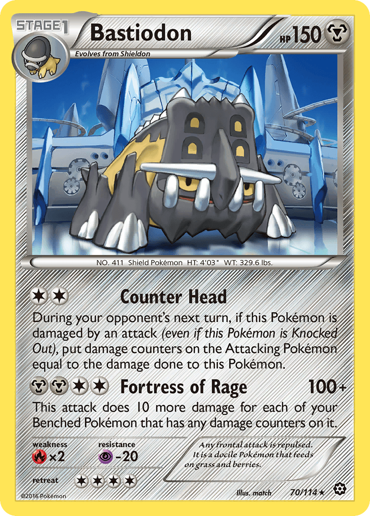 Bastiodon Pokémon card