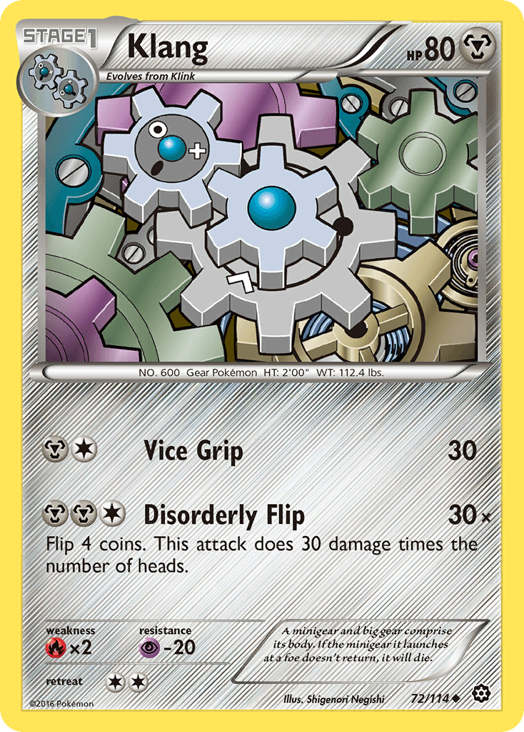 Klang Pokémon card