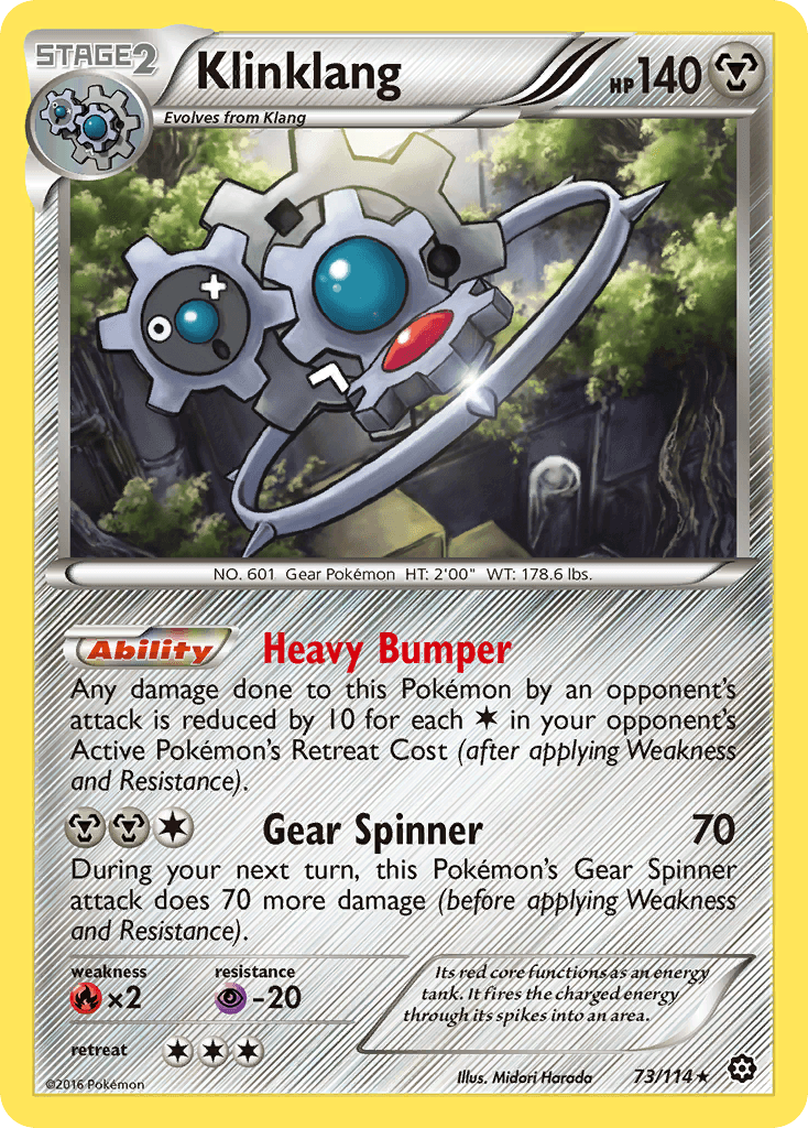 Klinklang Pokémon card