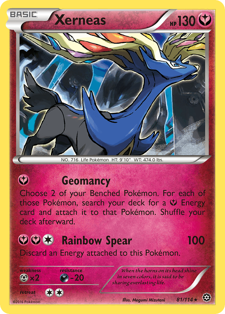 Xerneas Pokémon card