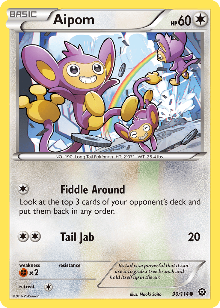 Aipom Pokémon card