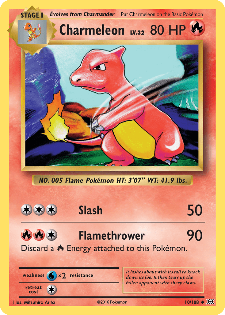 Charmeleon Pokémon card