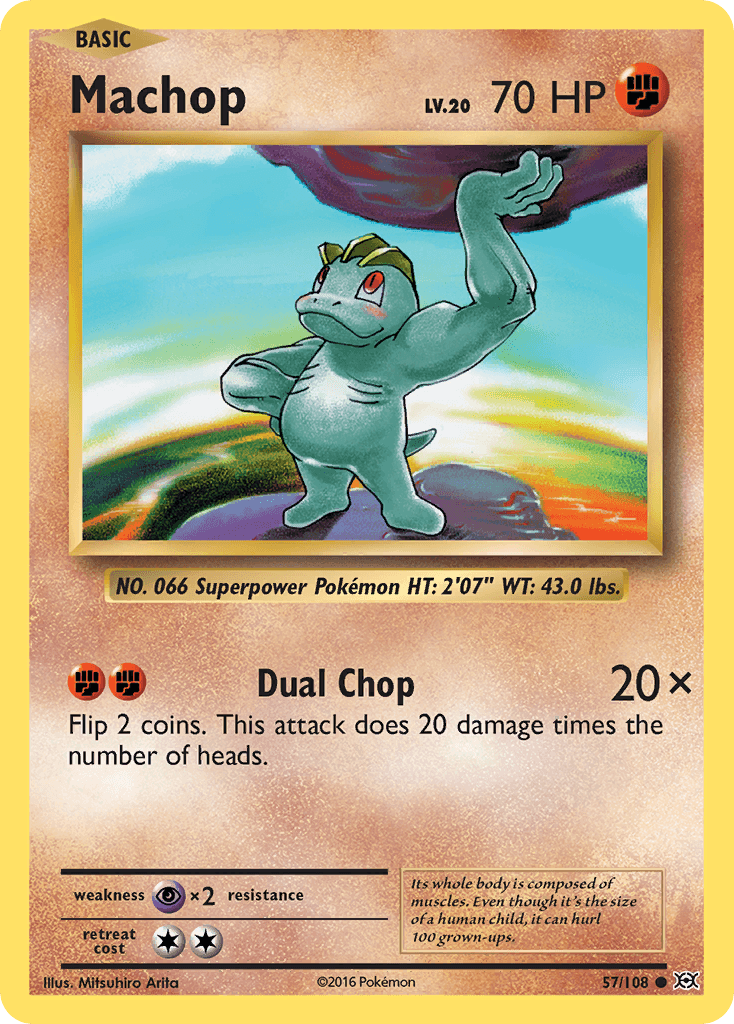 Machop Pokémon card