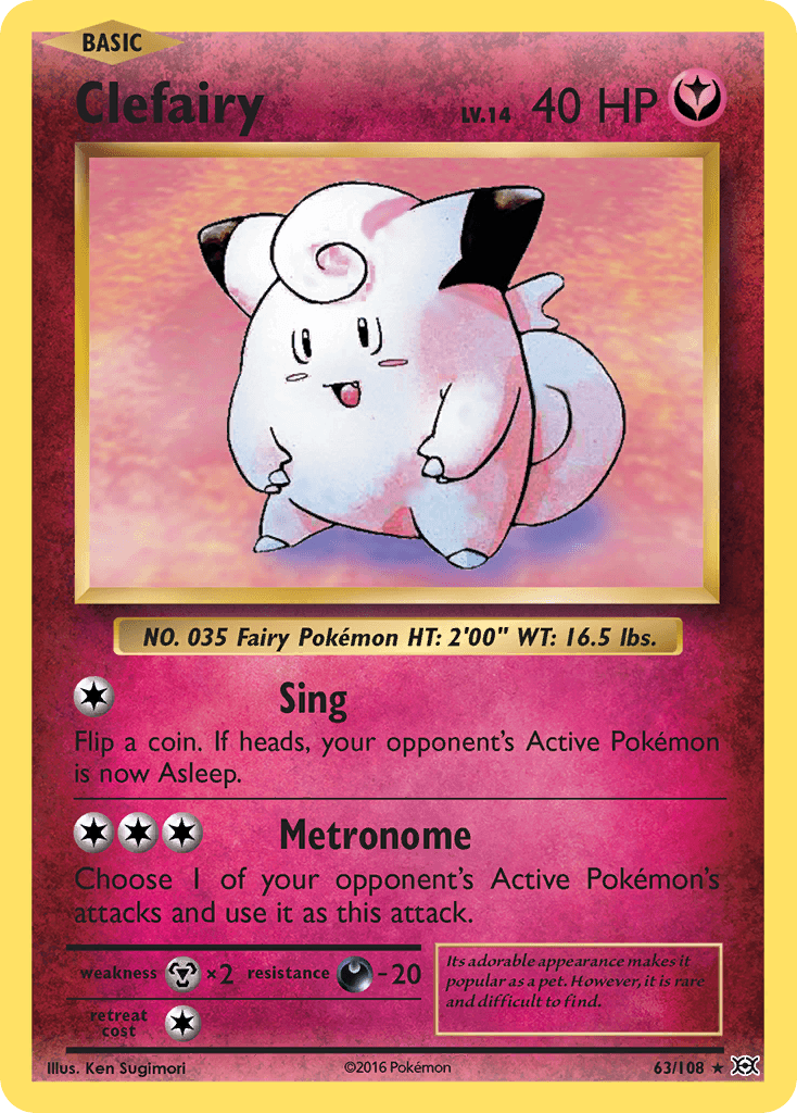 Clefairy Pokémon card