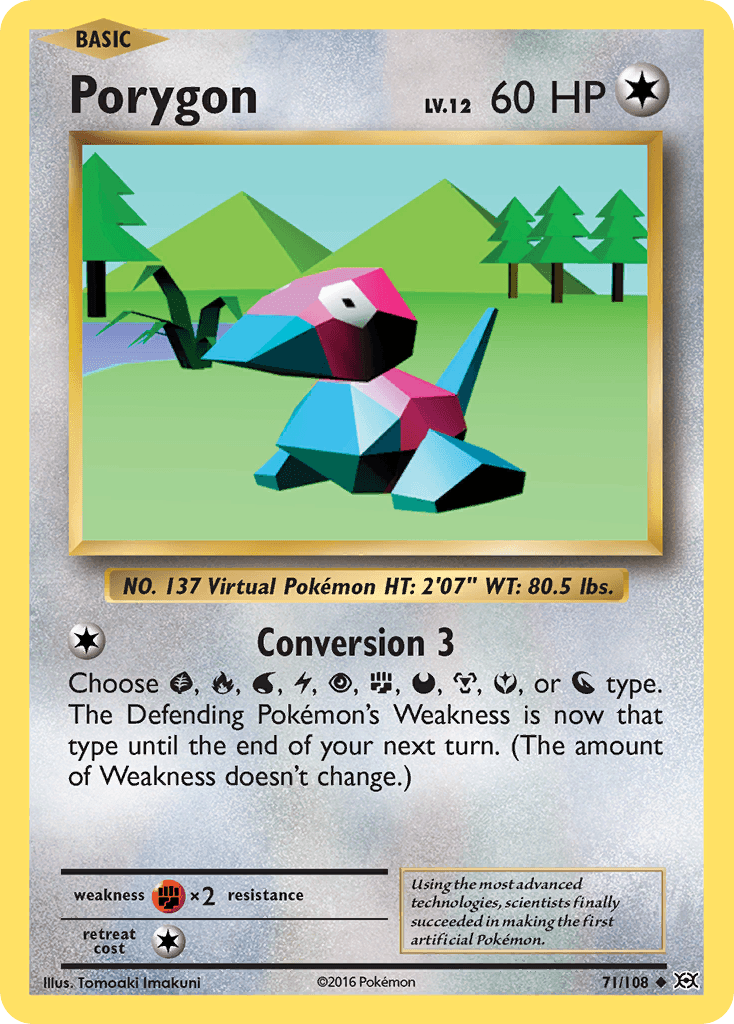 Porygon Pokémon card