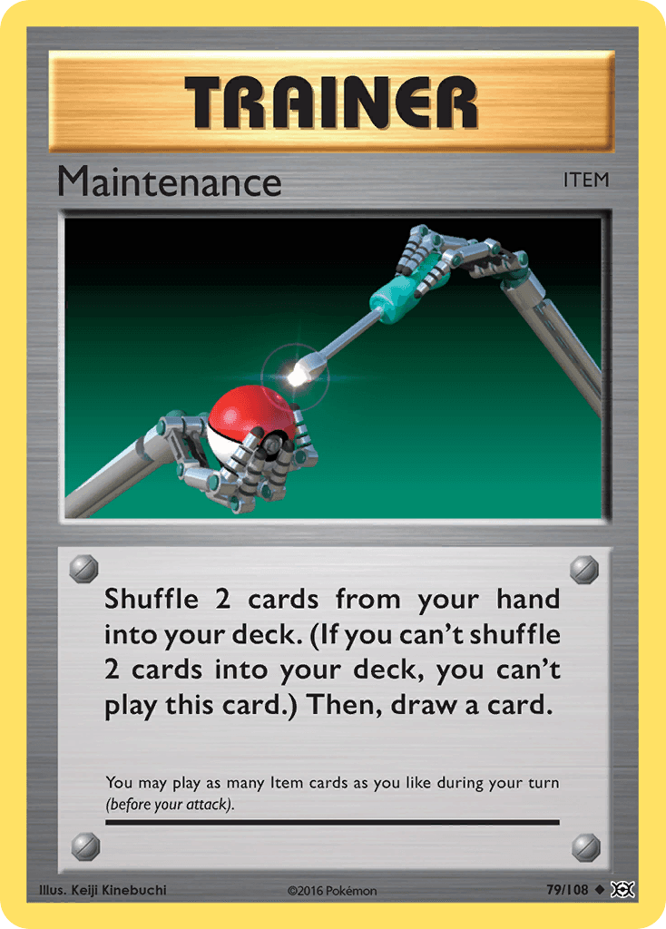 Maintenance Pokémon card