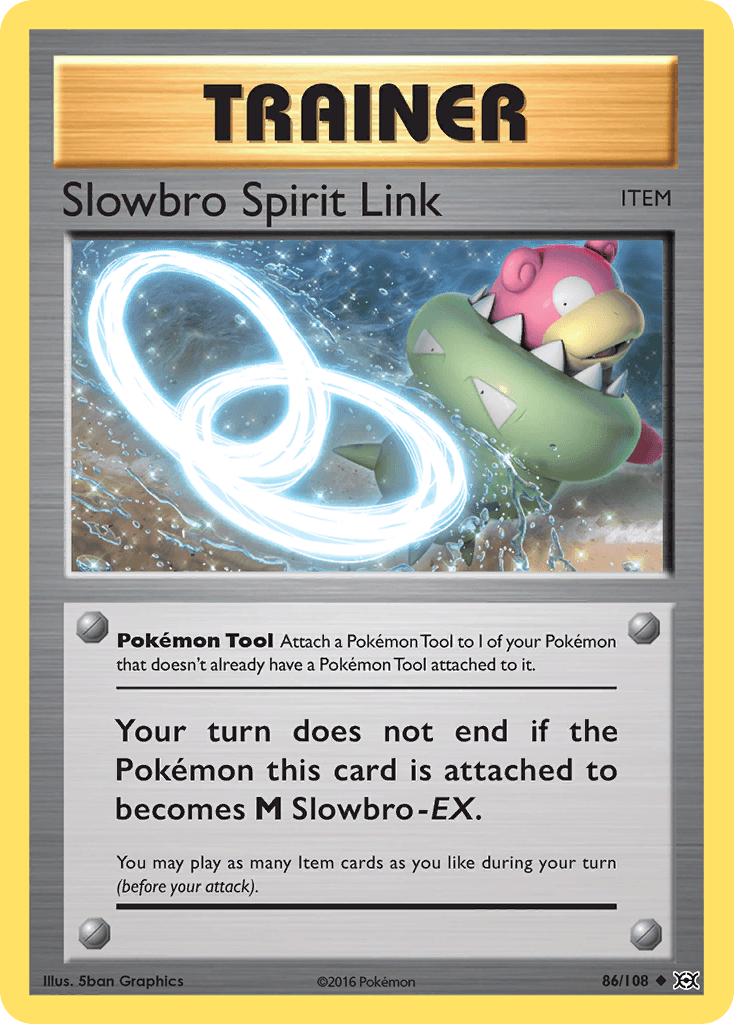 Slowbro Spirit Link Pokémon card