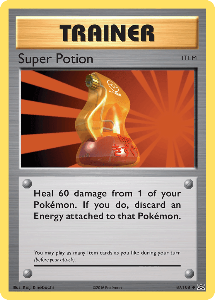 Super Potion Pokémon card