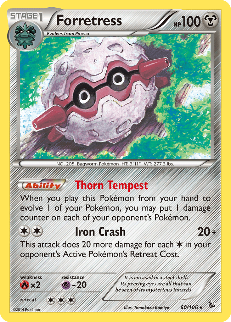 Forretress Pokémon card