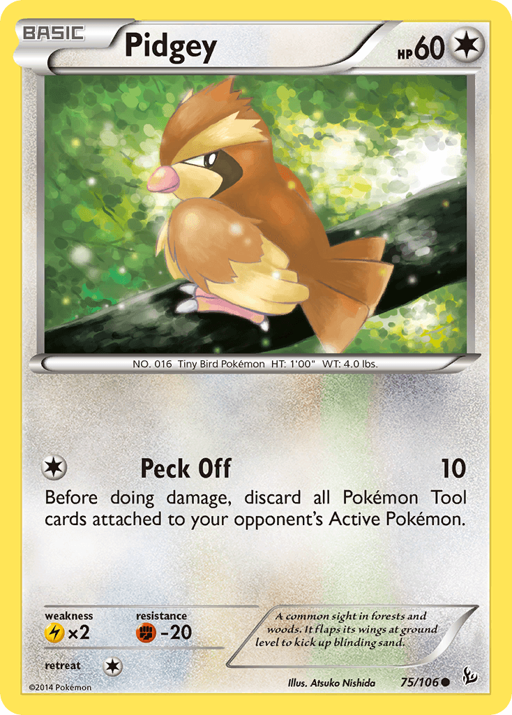 Pidgey Pokémon card